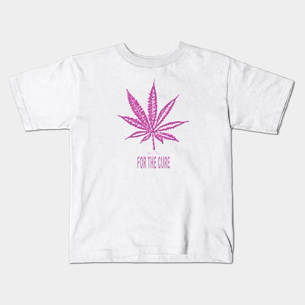 Cannabis For The Cure Kids T-Shirt by asaiphoto